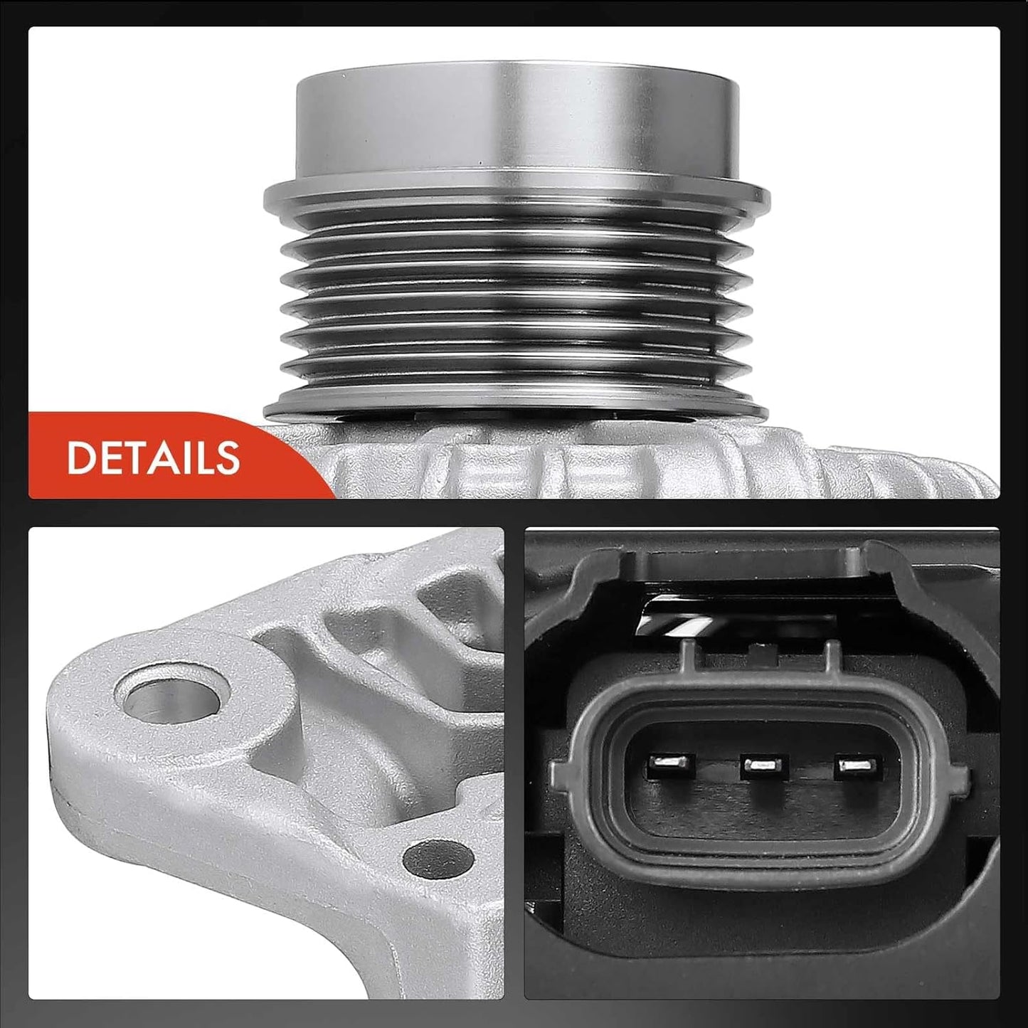 Alternator Compatible with Hyundai Elantra 2013, Elantra Coupe/Elantra GT 2013 & Kia Soul 2012-2016, Forte 2014-2016, Rondo 2014-2016, 1.8L 2.0L, 12V 120A 6-Groove Decoupler Pulley Clockwise